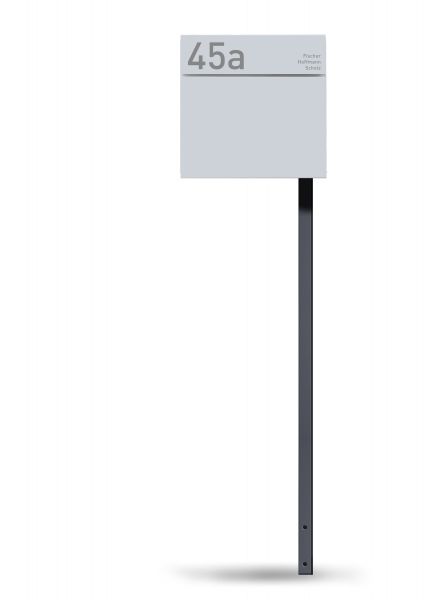 Standbriefkasten Letterman 6 inkl. Gravur &amp; LED-Licht