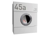 Briefkasten Letterman 2 Weiß mit Gravur Briefkasten Letterman 2 Weiß mit Gravur