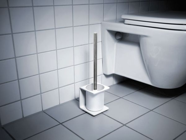 WC Bürstenhalter von Radius Design in weiss