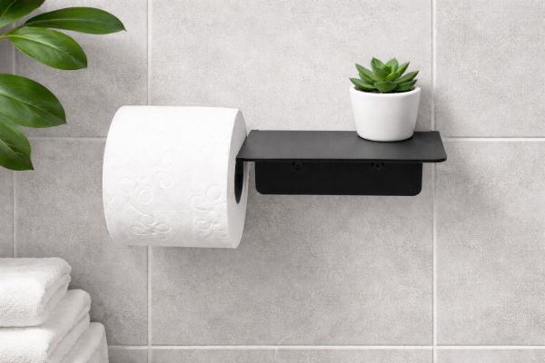 Radius Design WC-Rollenhalter mit Ablage PURORAGGIO