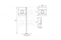 Vorschau: Letterman 2 Standbriefkasten Edelstahl Abmessungen Vorschau: Letterman 2 Standbriefkasten Edelstahl Abmessungen