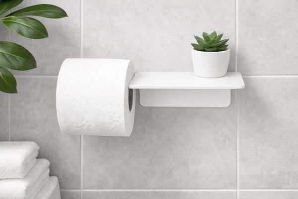 Radius Design WC-Rollenhalter mit Ablage PURORAGGIO