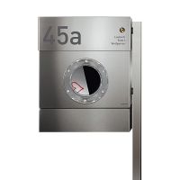 Vorschau: Standbriefkasten Letterman 2K Edelstahl inkl. LED Licht Vorschau: Standbriefkasten Letterman 2K Edelstahl inkl. LED Licht