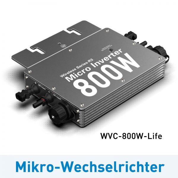 Solar Balkonkraftwerk Wechselrichter 800 Watt