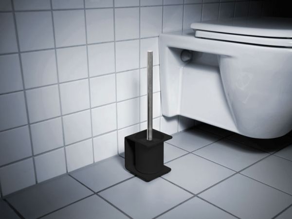 WC Bürstenhalter von Radius Design in schwarz