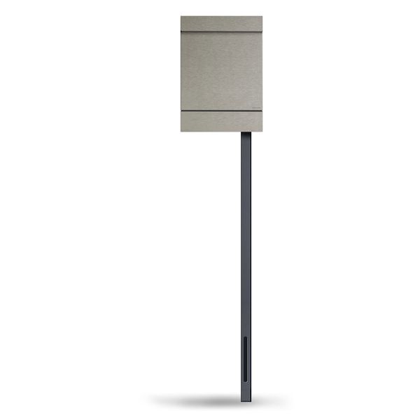 Standbriefkasten Letterman M Edelstahl ohne Gravur